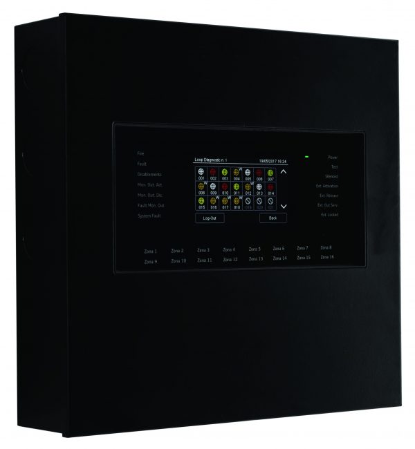 FG901CP-MININET_AP Fire Control Panel_Black