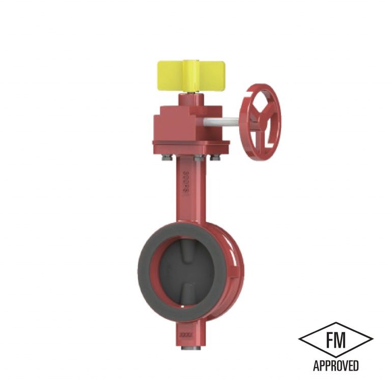 Wafer Butterfly Valve With Signal Gear Box FGBW-300