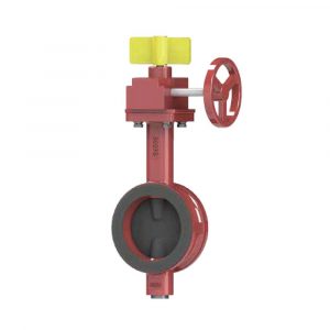 Wafer Butterfly Valve With Single Gear Box FGBW-300