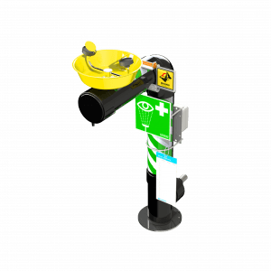 EYEWASH WITH BOWL, FREEZE RESISTANT